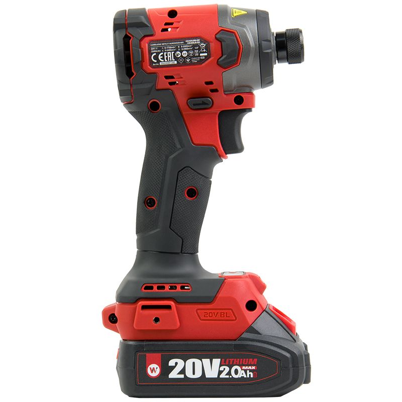 Акумуляторний безщітковий гайковерт ударний WORCRAFT CIS‑S20LiBM‑260