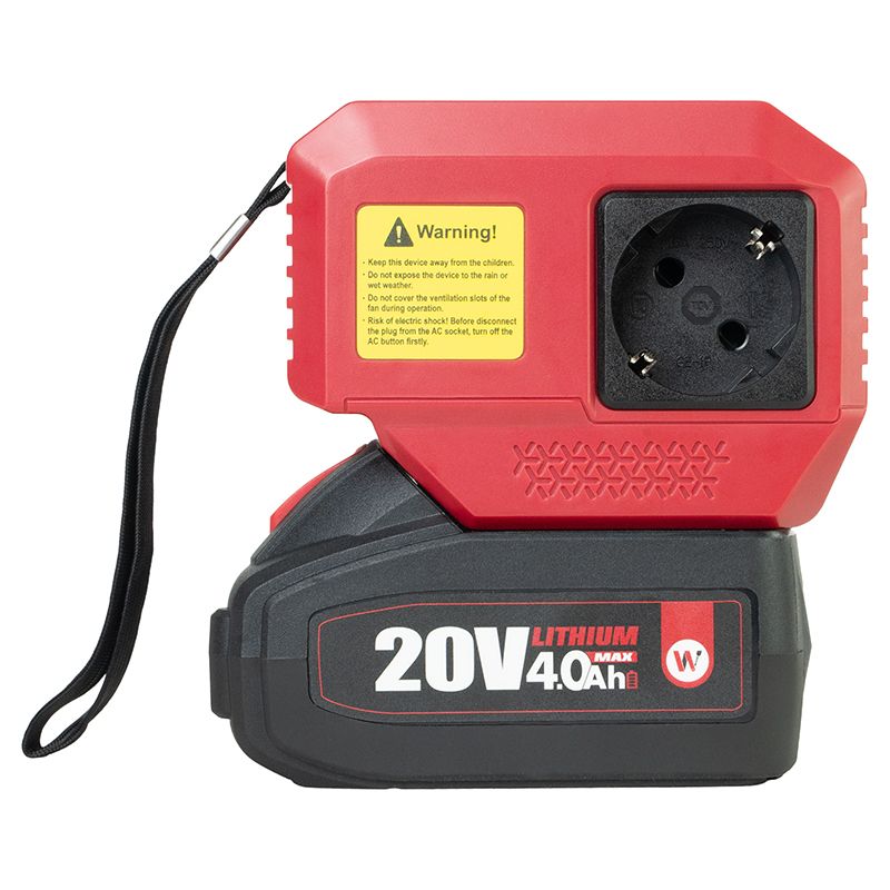 Акумуляторний інвертор напруги WORCRAFT CPI-S20Li-200W