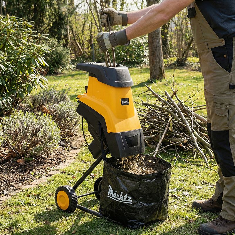 Подрібнювач гілок електричний Mächtz MBM-4525 BP