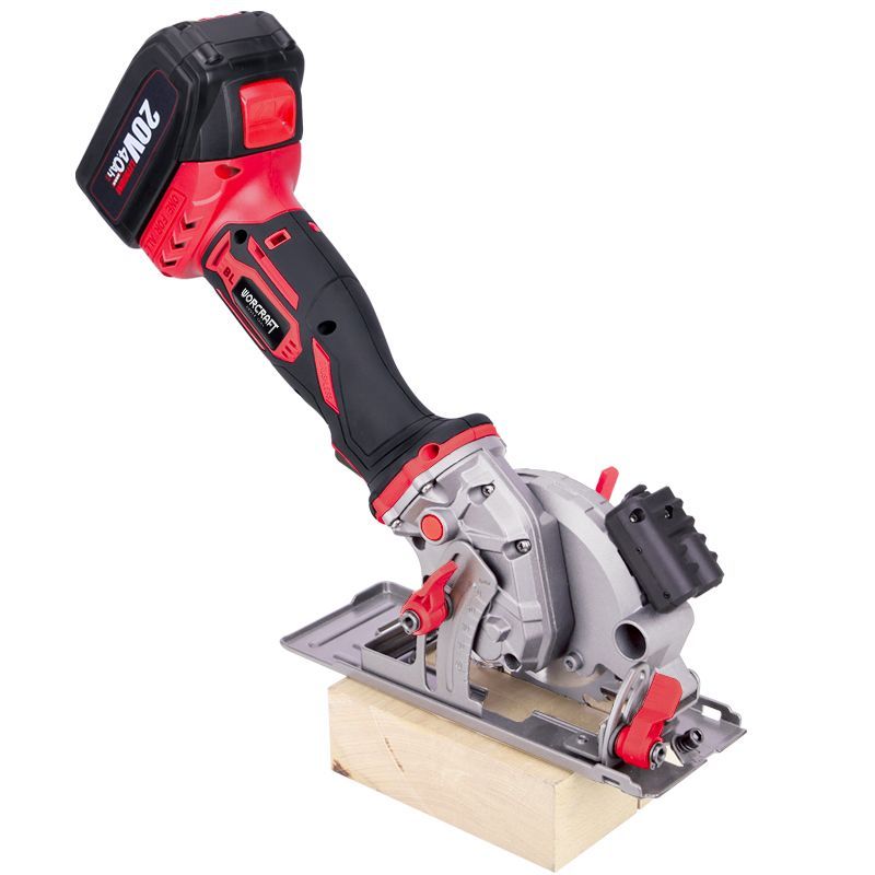 Акумуляторна безщіткова міні-пила циркулярна WORCRAFT CMCS‑S20LiB