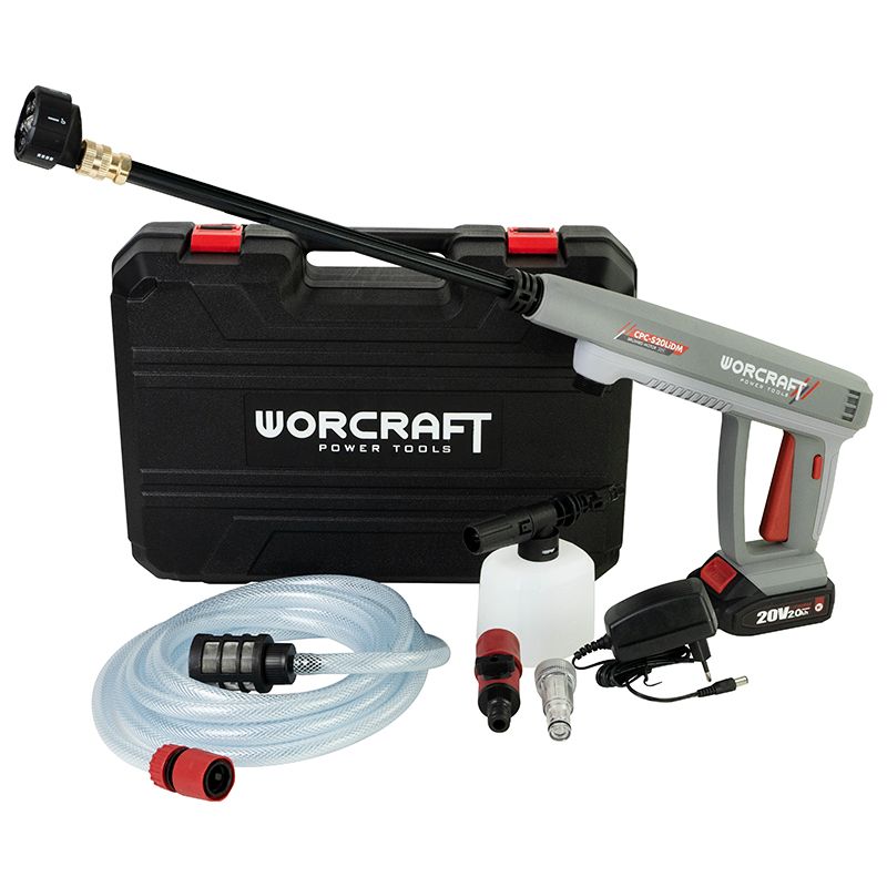 Акумуляторна мийка високого тиску WORCRAFT CPC-S20LiDM