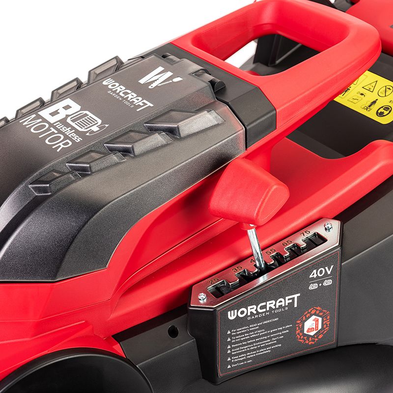 Акумуляторна безщіткова газонокосарка WORCRAFT CLM-S40LiBL