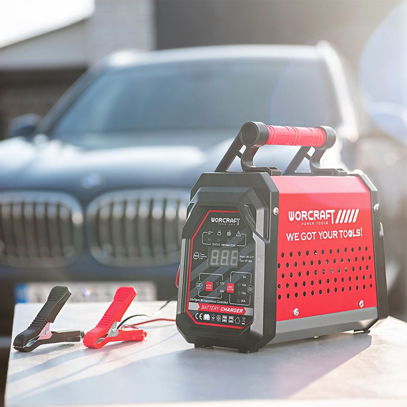 Зарядний пристрій для автомобільних акумуляторів WORCRAFT BC-219