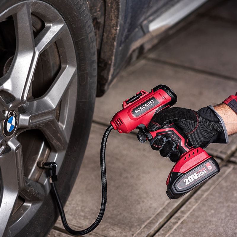 Акумуляторний компресор повітряний WORCRAFT CAC-S20LiG