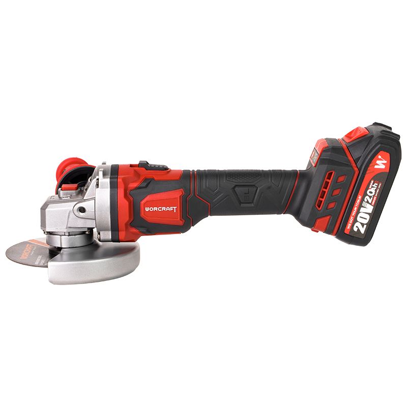 Акумуляторна безщіткова шліфмашина кутова WORCRAFT CAG‑S20LiBEM‑125