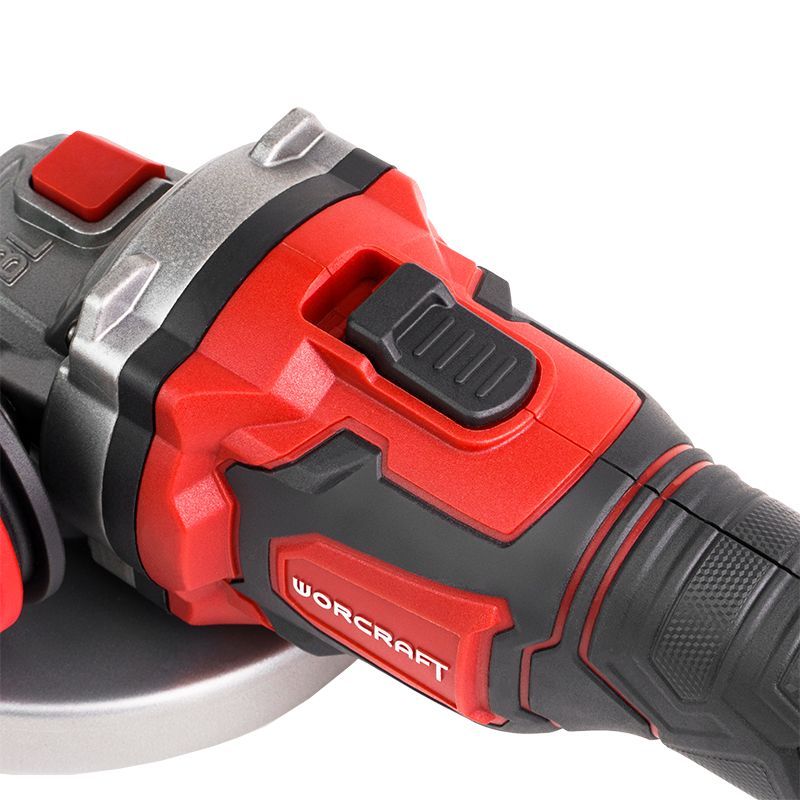 Акумуляторна безщіткова шліфмашина кутова WORCRAFT CAG‑S20LiBEM‑125