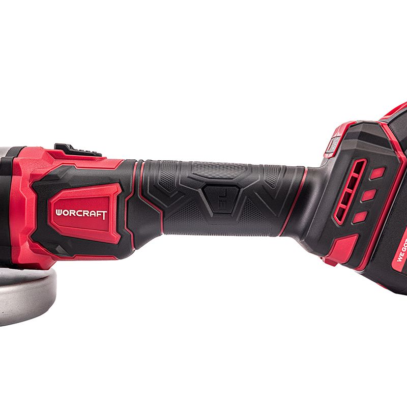 Акумуляторна безщіткова шліфмашина кутова WORCRAFT CAG‑S20LiBEM‑125