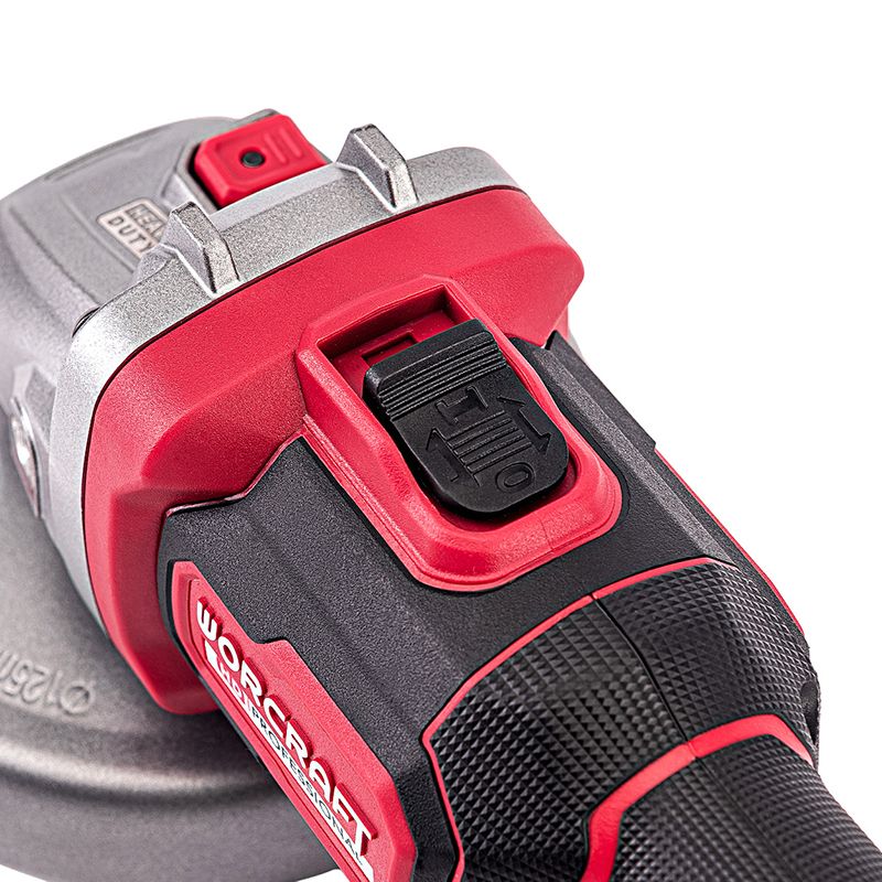 Акумуляторна безщіткова шліфмашина кутова WORCRAFT CAG‑S20LiBM‑125B