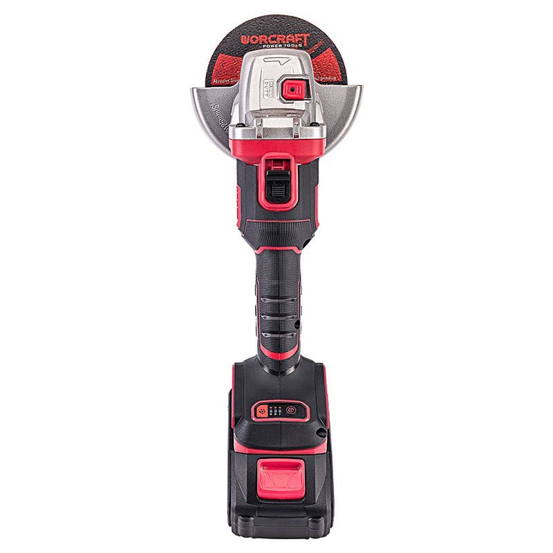 Акумуляторна безщіткова шліфмашина кутова WORCRAFT CAG‑S20LiBM-125