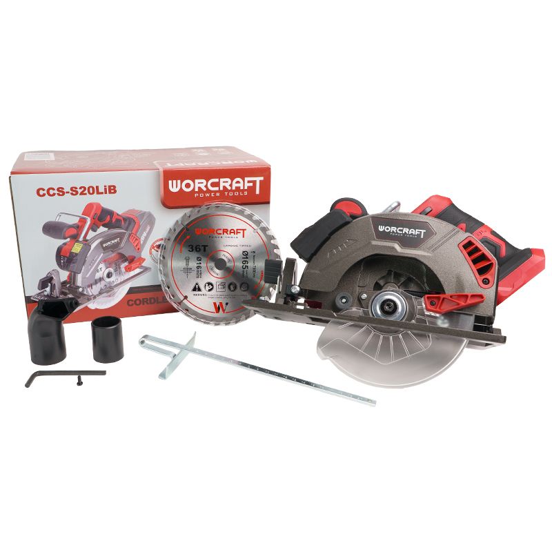 Акумуляторна безщіткова циркулярна пила WORCRAFT CCS-S20LiB