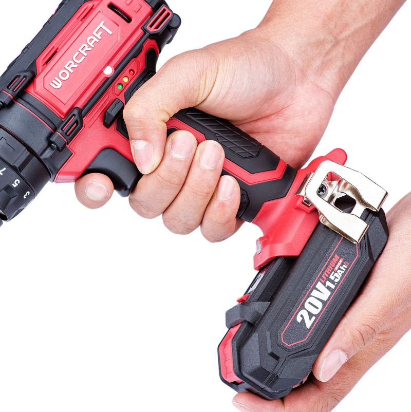Шуруповерт акумуляторний WORCRAFT CD-20LiP