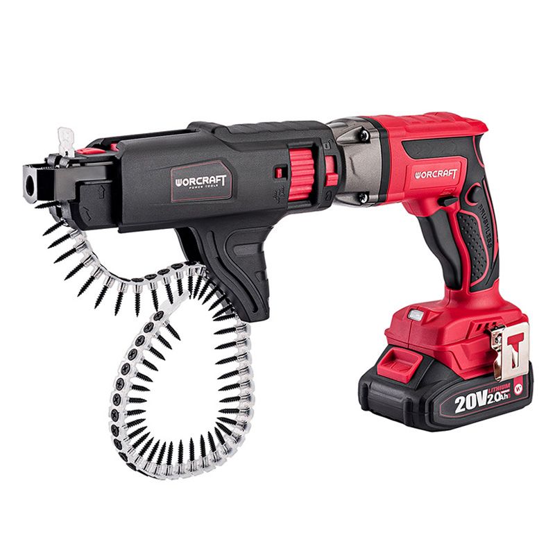 Акумуляторний безщітковий шуруповерт стрічковий WORCRAFT CDIS-S20LiBM