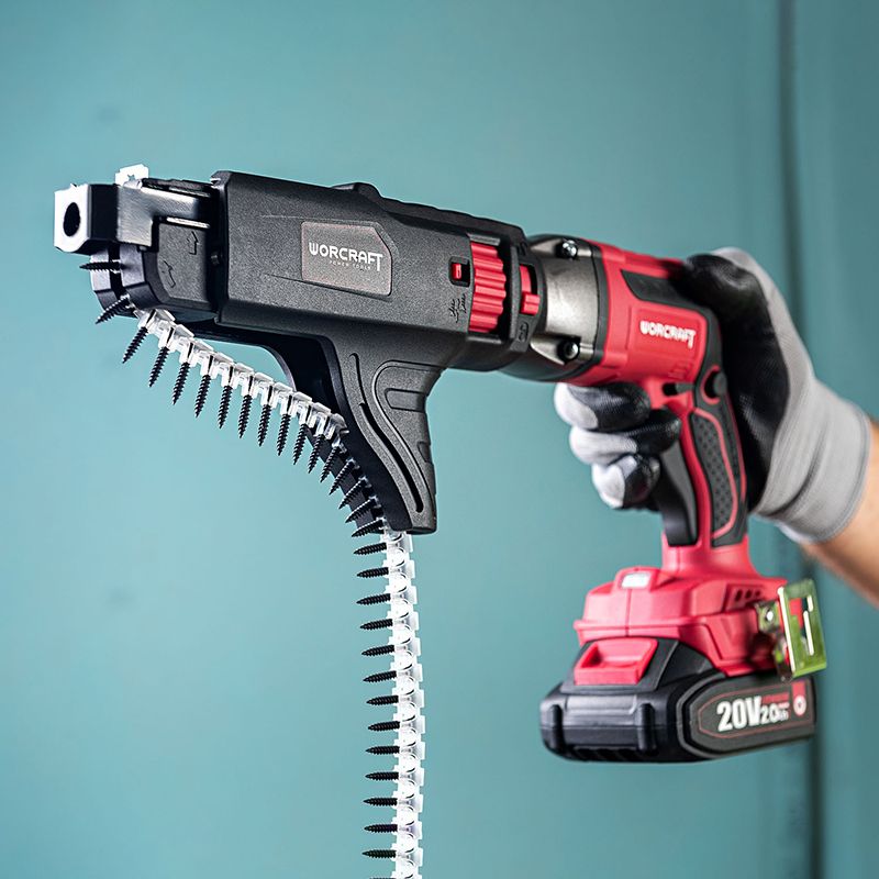 Акумуляторний безщітковий шуруповерт стрічковий WORCRAFT CDIS-S20LiBM