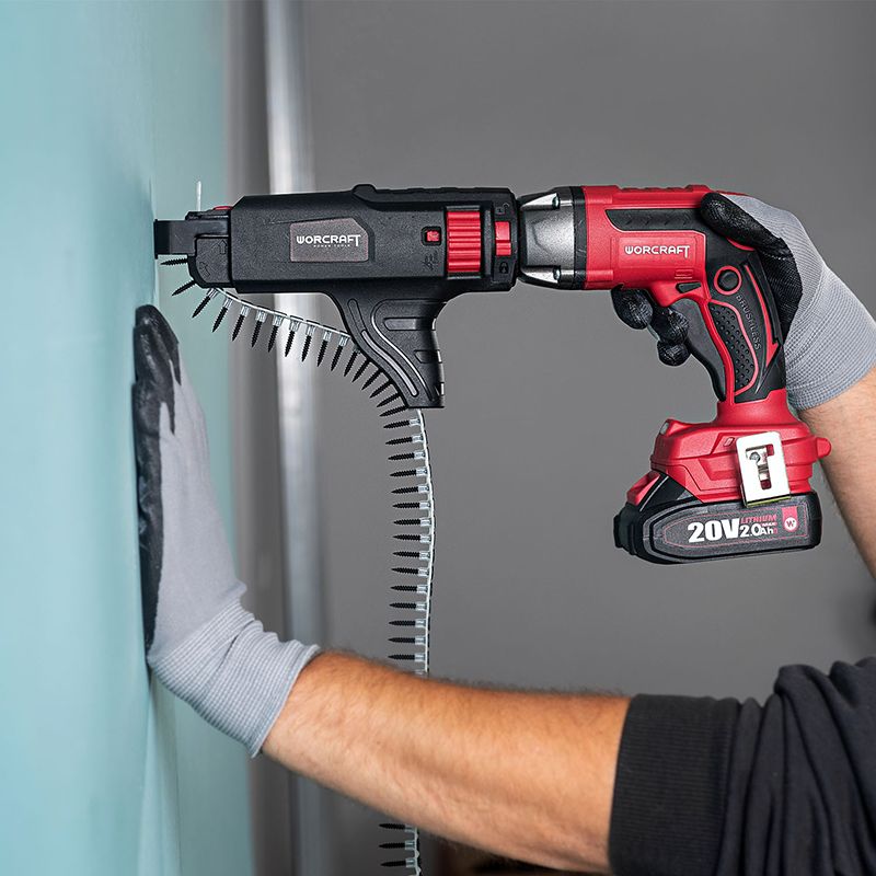 Акумуляторний безщітковий шуруповерт стрічковий WORCRAFT CDIS-S20LiBM