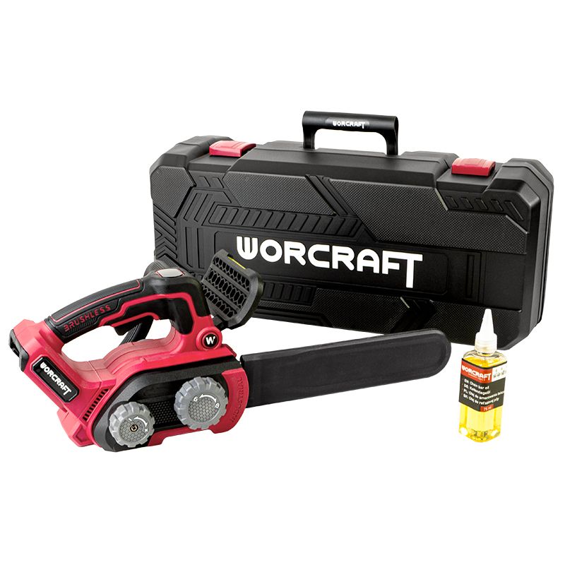 Акумуляторна безщіткова пила ланцюгова WORCRAFT CGC-S20LiBA