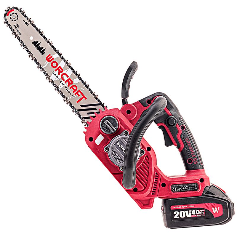 Акумуляторна безщіткова пила ланцюгова WORCRAFT CGC-S20LiBAM