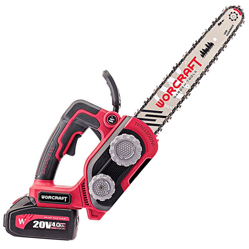 Акумуляторна безщіткова пила ланцюгова WORCRAFT CGC-S20LiBA