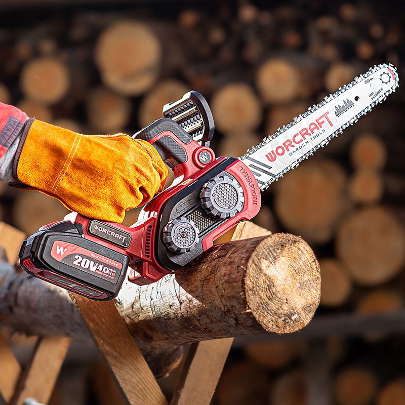 Акумуляторна безщіткова пила ланцюгова WORCRAFT CGC-S20LiBA