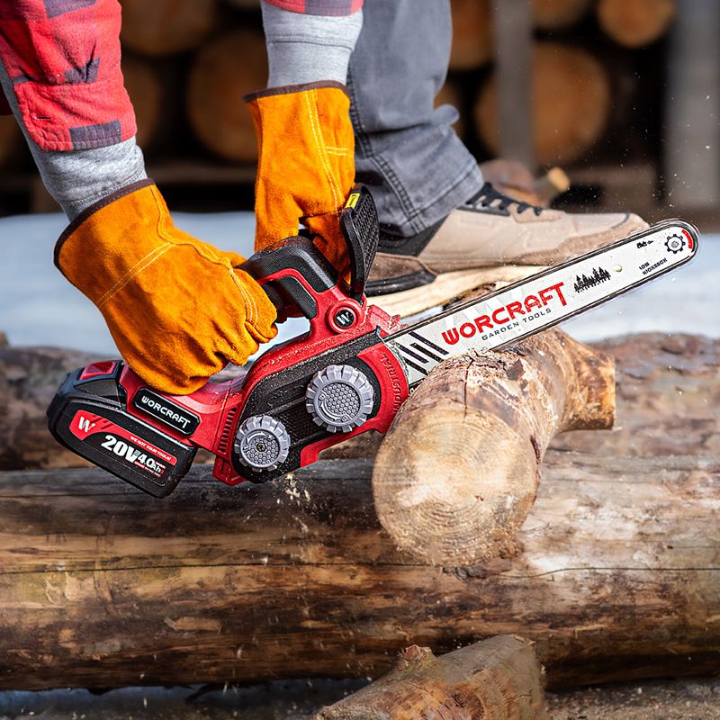 Акумуляторна безщіткова пила ланцюгова WORCRAFT CGC-S20LiBA