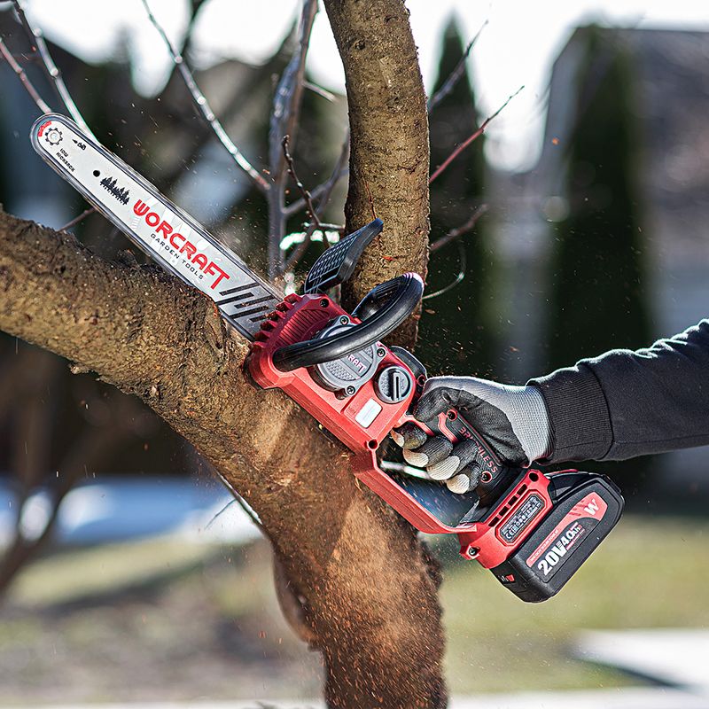 Акумуляторна безщіткова пила ланцюгова WORCRAFT CGC-S20LiBD