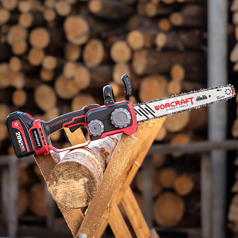 Акумуляторна безщіткова пила ланцюгова WORCRAFT CGC-S20LiBDM