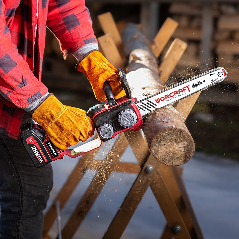 Акумуляторна безщіткова пила ланцюгова WORCRAFT CGC-S20LiBDM