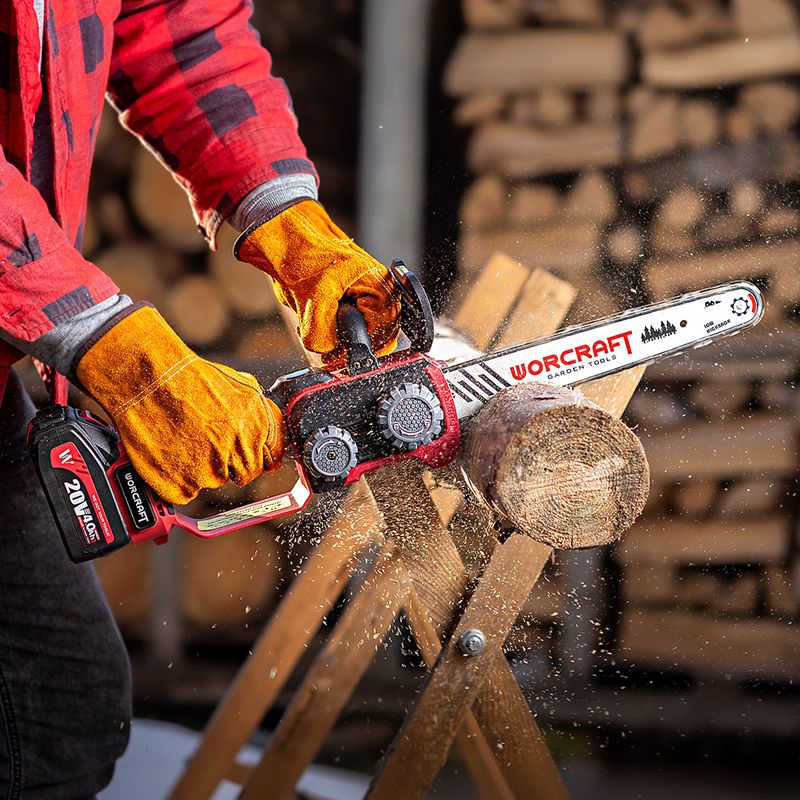 Акумуляторна безщіткова пила ланцюгова WORCRAFT CGC-S20LiBD