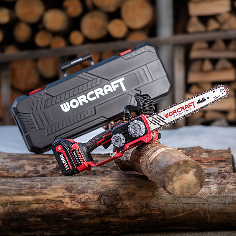 Акумуляторна безщіткова пила ланцюгова WORCRAFT CGC-S20LiBD