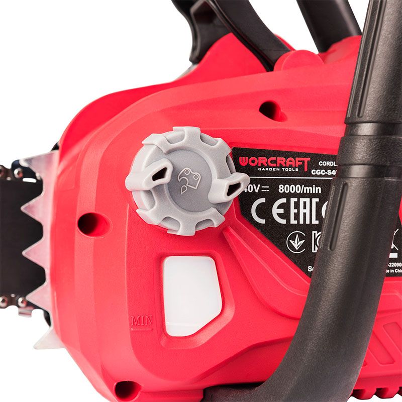 Акумуляторна безщіткова пила ланцюгова WORCRAFT CGC-S40LiBA