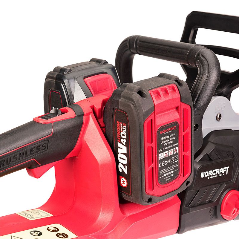 Акумуляторна безщіткова пила ланцюгова WORCRAFT CGC-S40LiBA