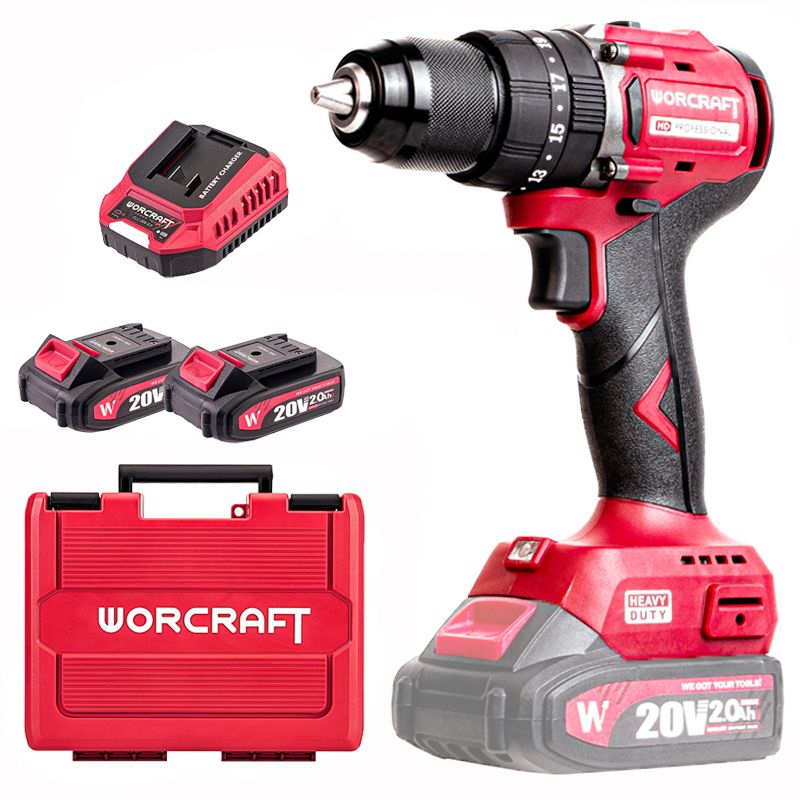 Акумуляторний безщітковий шуруповерт WORCRAFT CHD-S20LiBCM