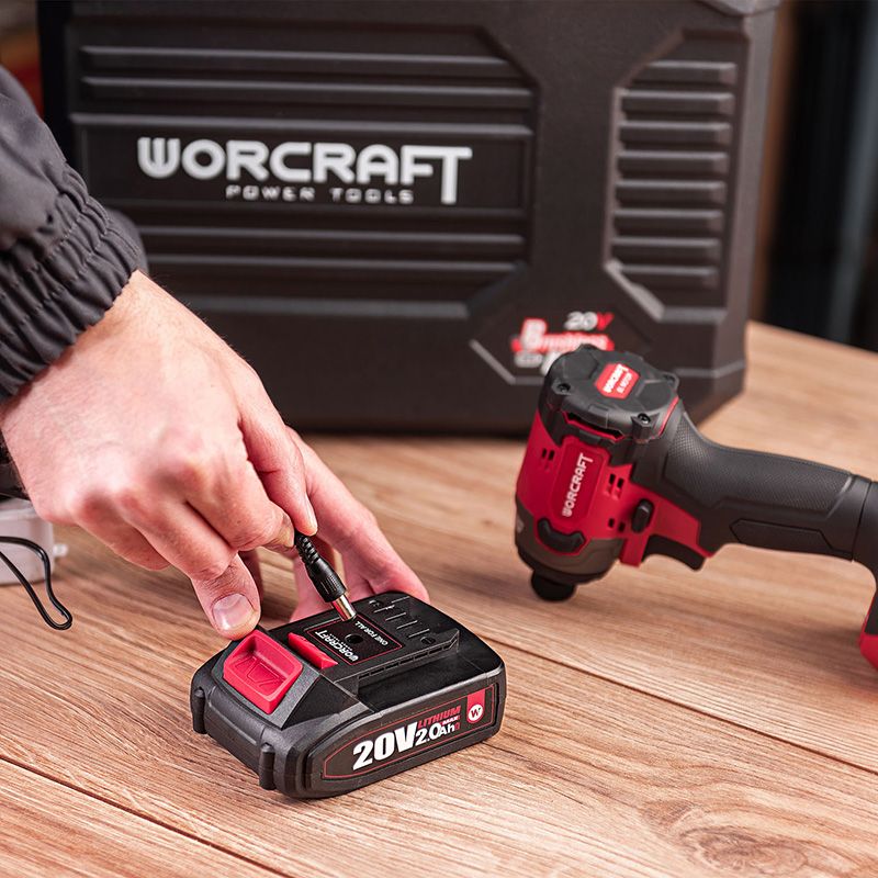 Акумуляторний безщітковий гайковерт ударний WORCRAFT CIS‑S20LiBM‑260