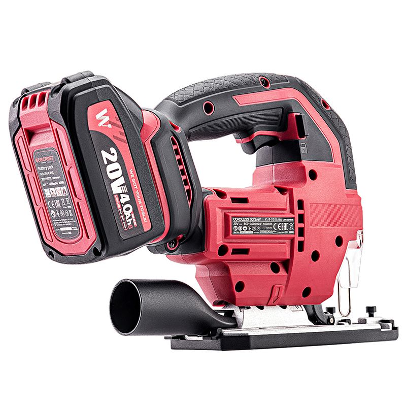 Акумуляторний безщітковий лобзик WORCRAFT CJS-S20LiBA
