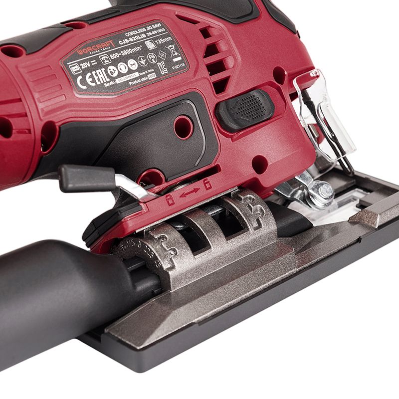 Акумуляторний безщітковий лобзик WORCRAFT CJS-S20LiB