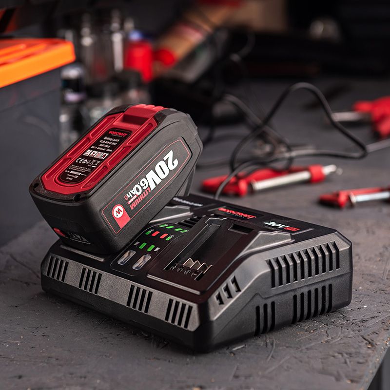 Зарядний пристрій подвійний WORCRAFT CLC-20V-2.4DN