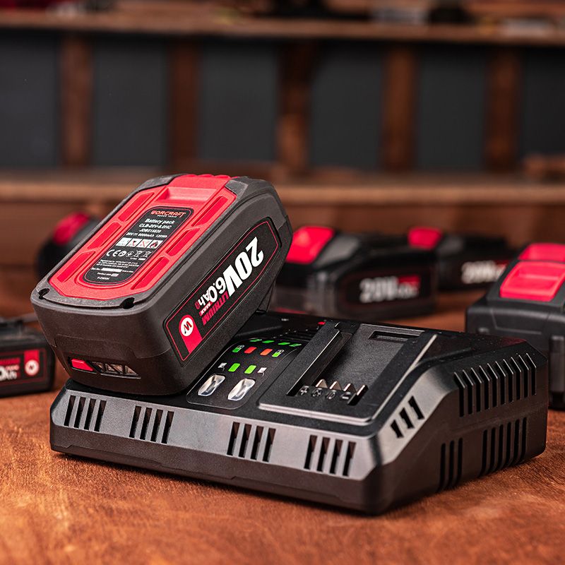 Зарядний пристрій подвійний WORCRAFT CLC-20V-2.4DN