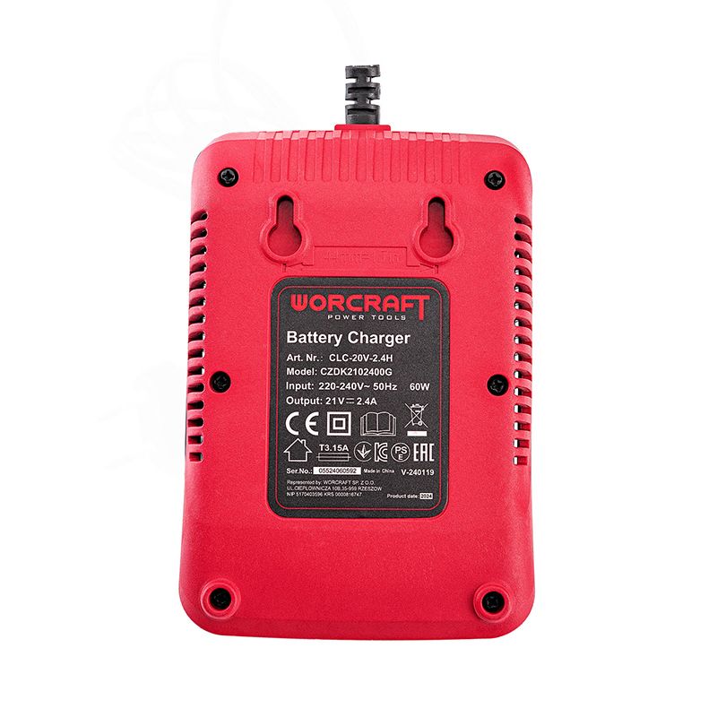 Зарядний пристрій WORCRAFT CLC-20V-2.4H
