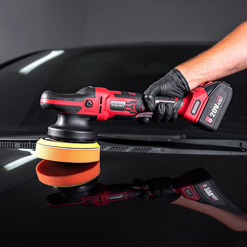 Акумуляторна безщіткова полірувальна машина WORCRAFT COP-S20LiBH
