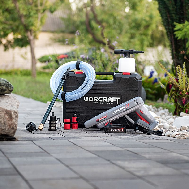 Акумуляторна мийка високого тиску WORCRAFT CPC-S20LiDM