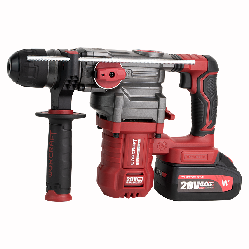 Акумуляторний безщітковий перфоратор бочковий WORCRAFT CRH‑S20LIBDM