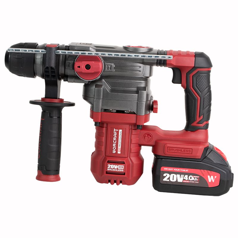 Акумуляторний безщітковий перфоратор бочковий WORCRAFT CRH‑S20LIBDM