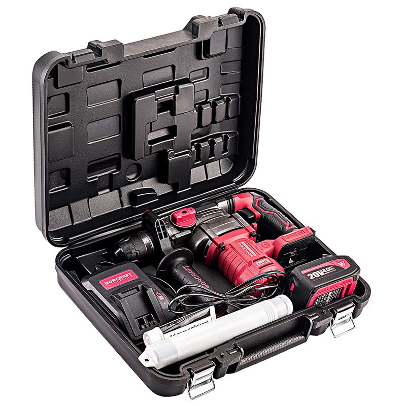 Акумуляторний безщітковий перфоратор бочковий WORCRAFT CRH‑S20LIBDM