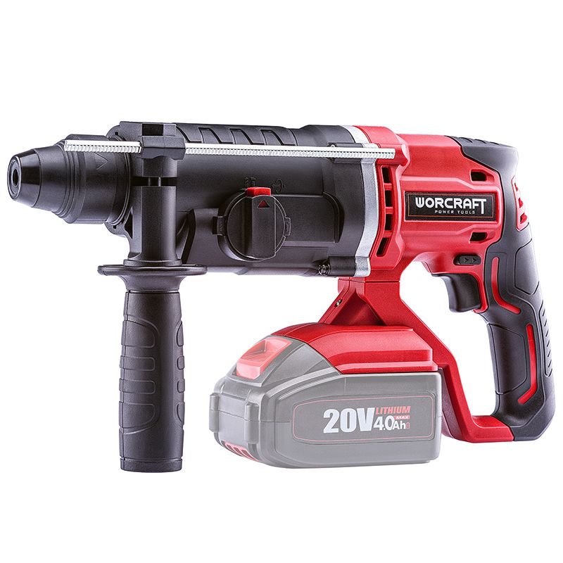 Акумуляторний перфоратор WORCRAFT CRH-S20LiT