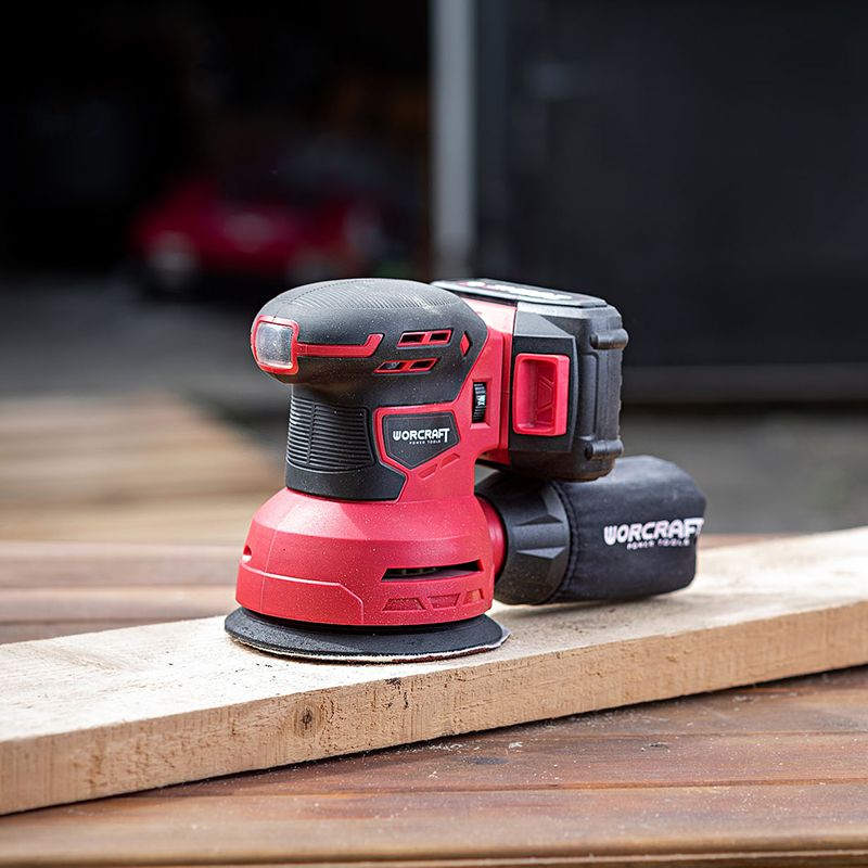 Акумуляторна шліфмашина ексцентрикова WORCRAFT CRS-S20Li