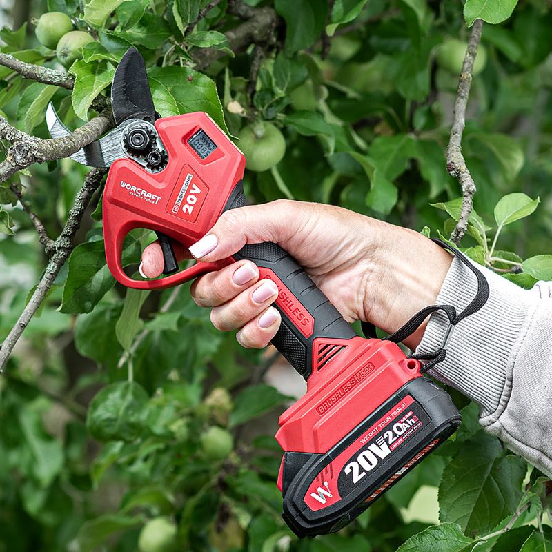 Аккумуляторный бесщеточный секатор WORCRAFT CSC-S20LiBA