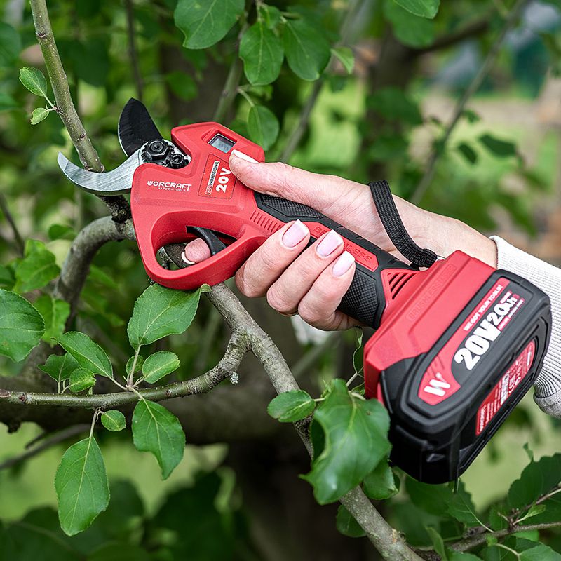 Акумуляторний безщітковий секатор WORCRAFT CSC-S20LiBAM