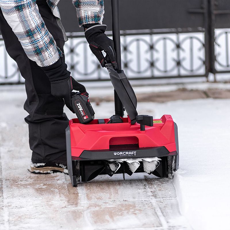 Акумуляторний безщітковий снігоприбирач WORCRAFT CST-S40LiB