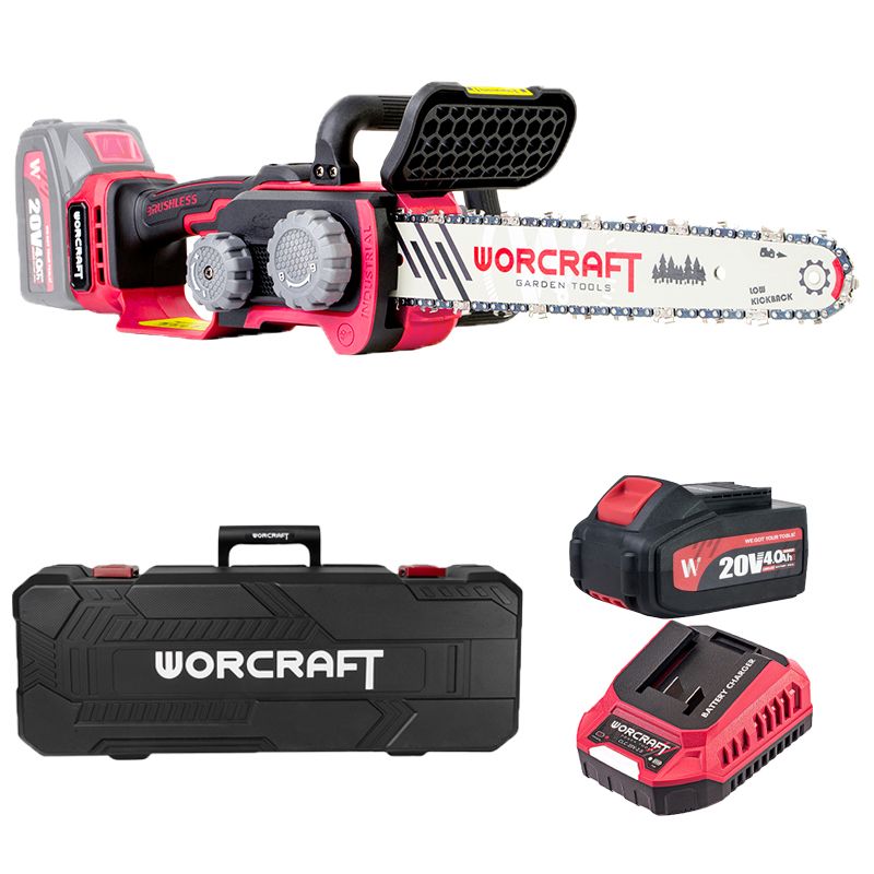 Акумуляторна безщіткова пила ланцюгова WORCRAFT CGC-S20LiBDM