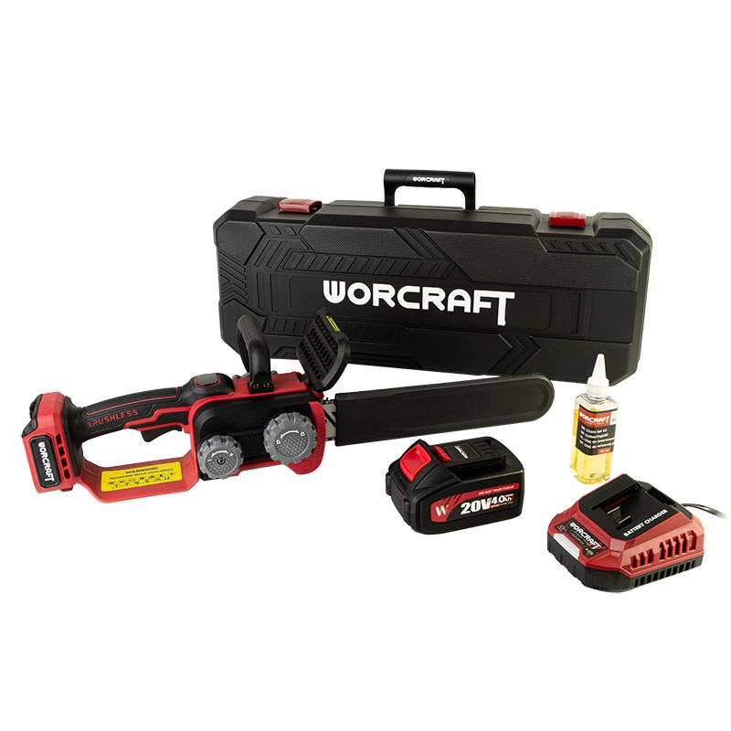 Акумуляторна безщіткова пила ланцюгова WORCRAFT CGC-S20LiBDM