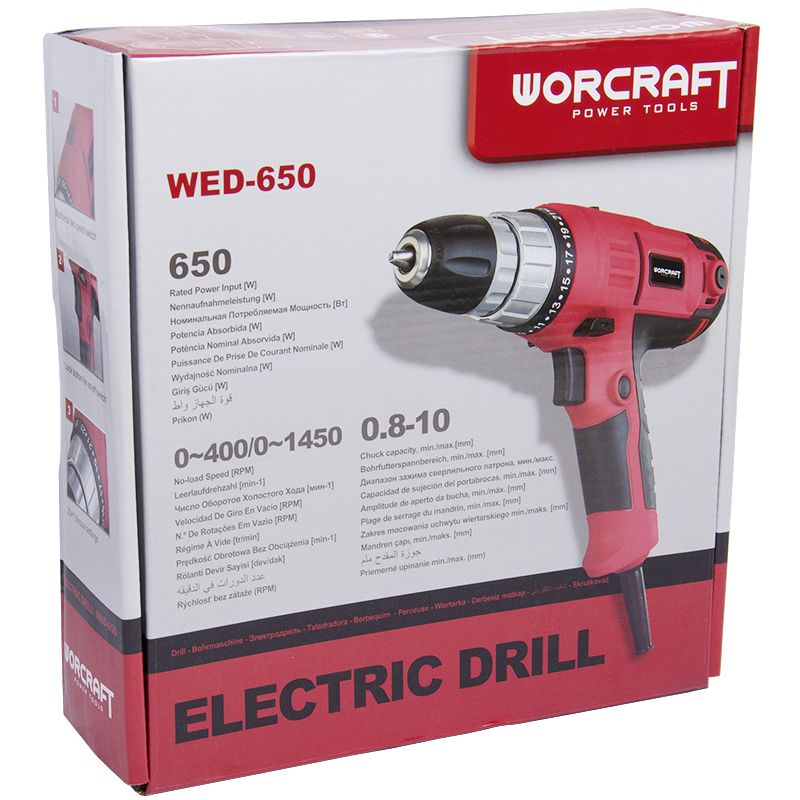 Шуруповерт електричний WORCRAFT  WED-650